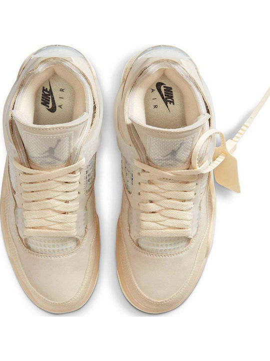 Air  4 Retro Boots Sail / Muslin / White / Blac