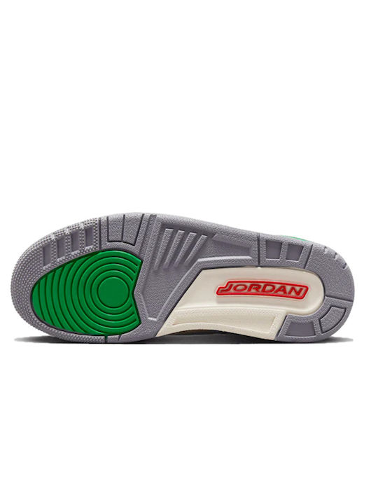 Air  3 Retro Boots White / Varsity Red / Lucky Green / Cement Grey / Anthracite / Sail