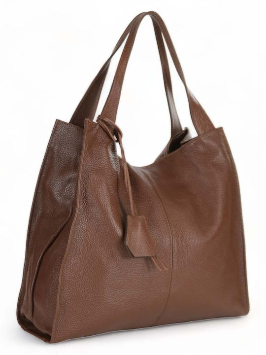 Passaggio Leather Leather Women's Bag Shoulder Brown