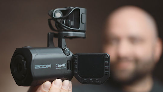 Zoom Видеокамера Q8n-4K Сензор CMOS Запис на Карта с памет с HDMI
