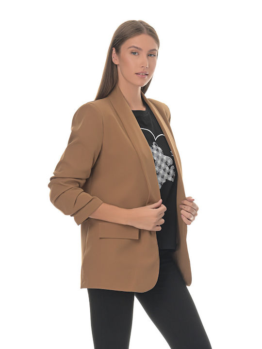 G Secret Blazer pentru femei Sacou Maro