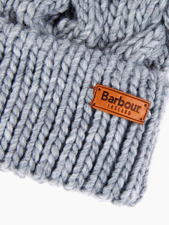 Penshaw Pom Pom Beanie Unisex Beanie Knitted in Gray color