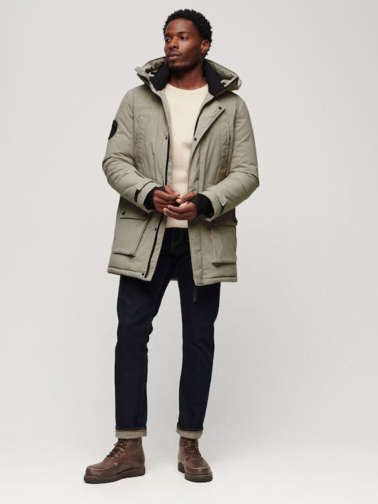 City Winter Jacke Parka Wasserdicht Gray