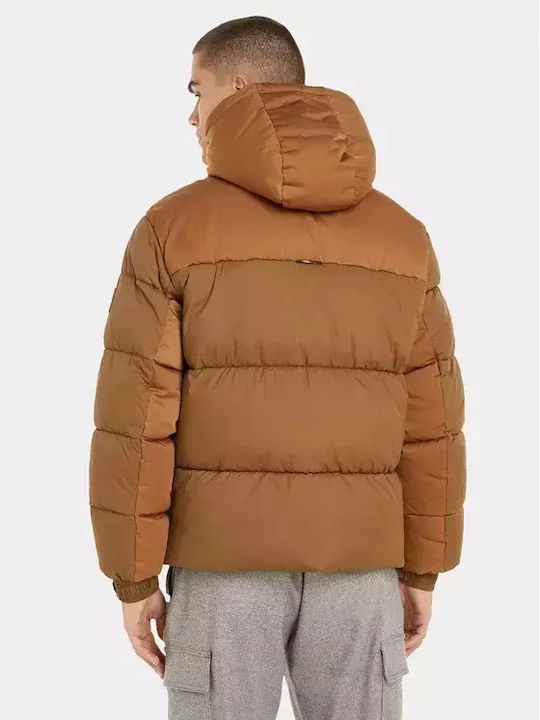 Tommy Hilfiger Jachetă Puffer Tabac maro