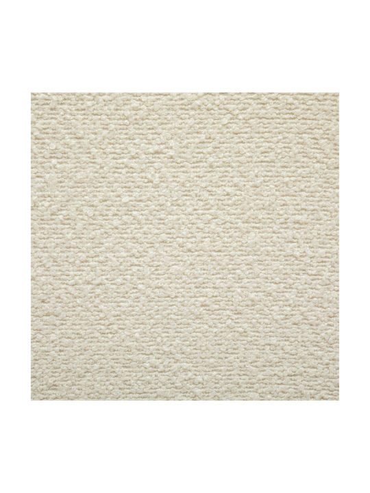 Σκαμπό Σαλονιού Επενδυμένο με Ύφασμα Sevi White 41x35.5x43εκ.
