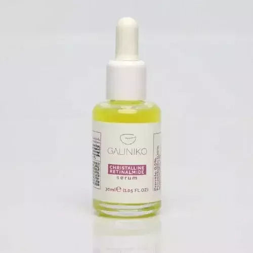 Galiniko Christalline Feuchtigkeitsspendend & Anti-Aging Serum Gesicht mit Retinol & Niacinamid für Strahlkraft & Straffung 30ml