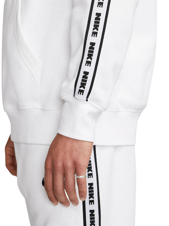 Club Fleece Set With White Elastic Sweatpants