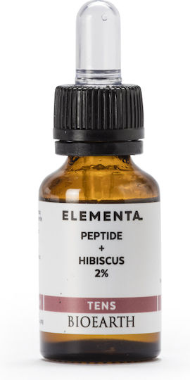 Bioearth Peptide & Hibiscus 2% Anti-aging Serum Face with Peptides for Radiance & Firming 15ml
