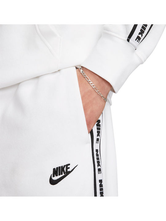 Club Fleece Set With White Elastic Sweatpants