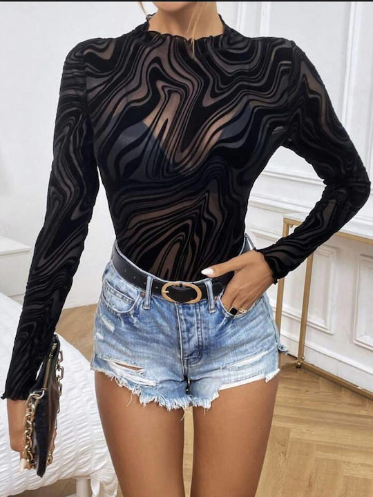 Woman's Fashion Blouse Black