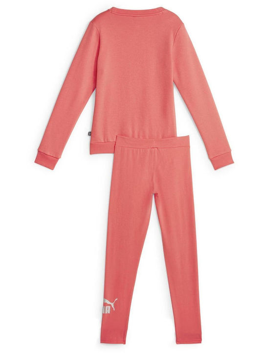 Puma Kids Set with Leggings Winter 2pcs Pink