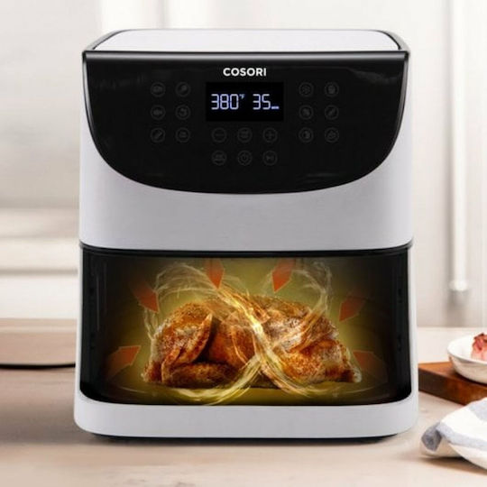 Cosori Premium Еър Фрайър с Wi-Fi 5.5лт Бял