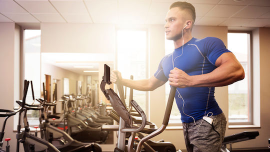 Pegasus E15 Elektromagnetisches Crosstrainer-Gerät mit Scheibe 8kg für Benutzer bis 150kg