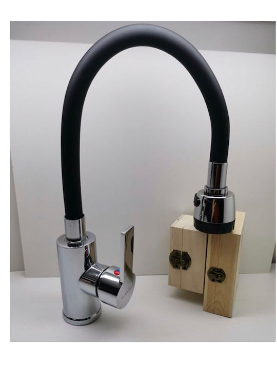 Poly-172 Counter Flexible Silver Kitchen Faucet Poly-172 Counter Flexible Silver Kitchen Faucet