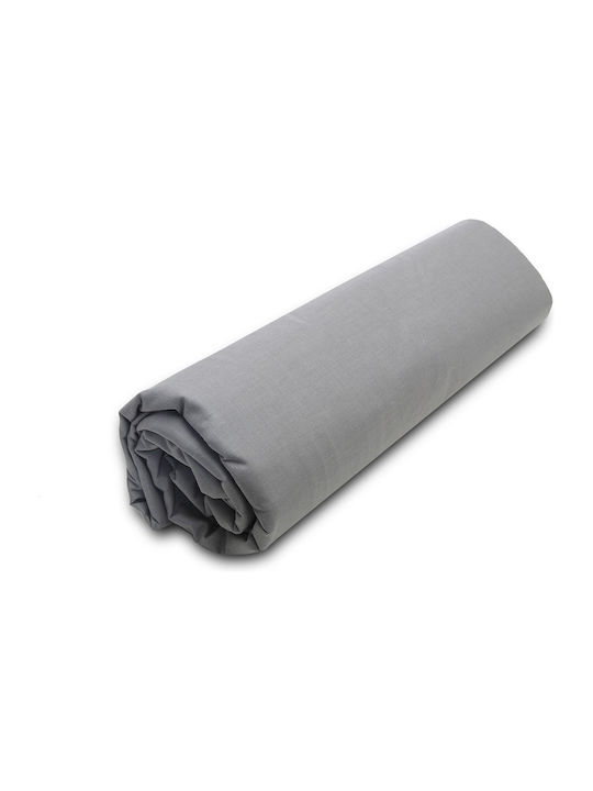 Palatex Sheet King Size with Elastic 180x200+20cm. Baseline 19 Dark Grey