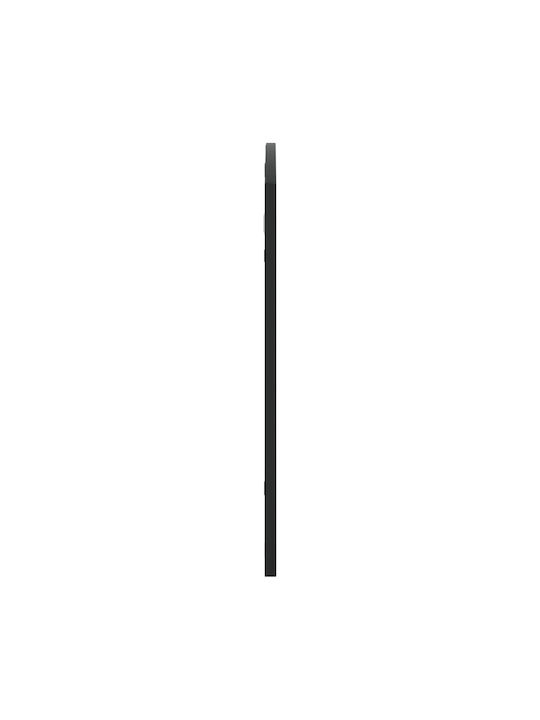 vidaXL Wall Mirror with Black Metallic Frame 60x100cm 1pcs