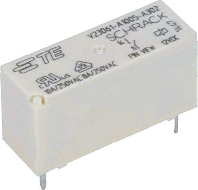 Relais Subminiatur 1P 24V DC 8A V23061-A1007-A302 1NO TYC 01.077.0630