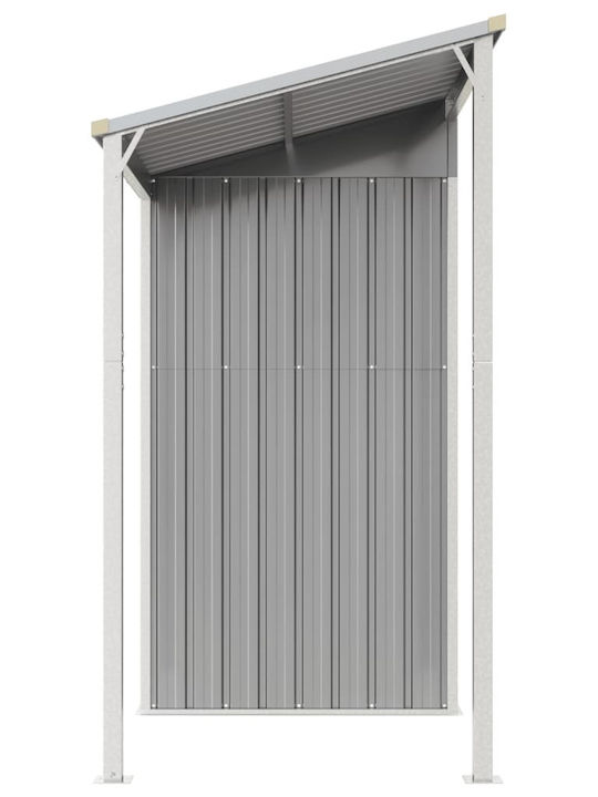 Metallische Gartenhaus Galvanisiert mit Lüftungsschlitzen M2.77xB1.105xH1.81m