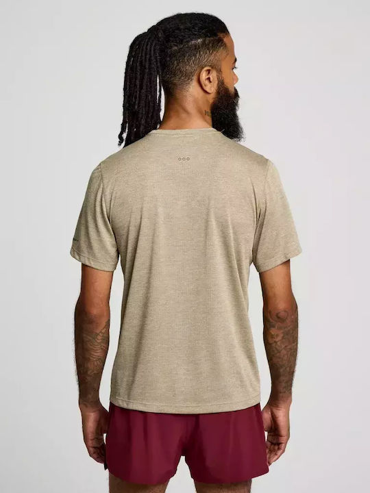 Saucony Stopwatch T-shirt Brown