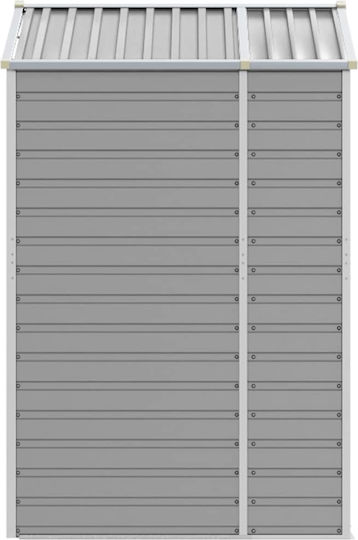 Metallic Garden Shed Galvanized with Air Vents L1.91xW1.3xH1.98m