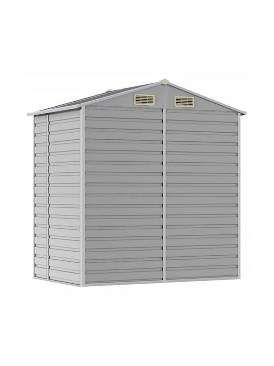 Metallische Gartenhaus Galvanisiert mit Lüftungsschlitzen M1.91xB1.3xH1.98m