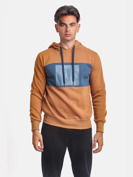 Paco & Co Herren Sweatshirt Braun