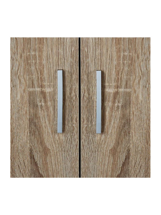 HomeMarkt Fernanda Rectangular Loft Closet made of Particleboard in Beige Color 120x42cm HM352.02 1pcs
