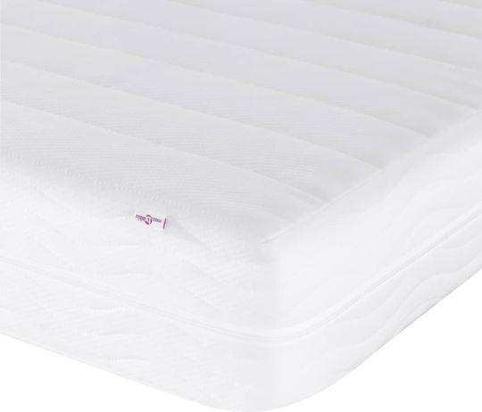 Kinderbett Bett Einzel mit Samt Gelb mit Lattenrost & Matratze 100x200cm