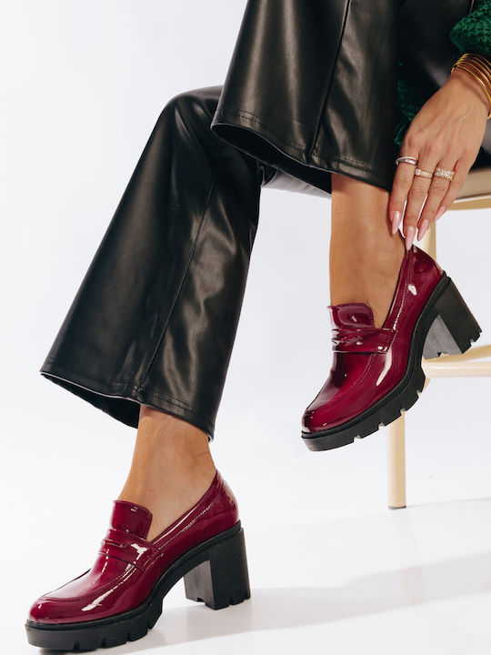 Ligglo Patent Leather Red Heels