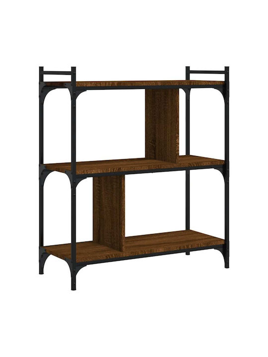 Bookcase Brown Oak 76x32x88cm