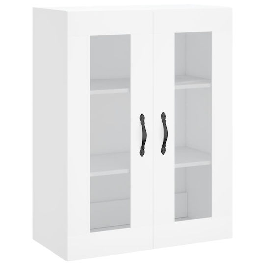 vidaXL Badezimmerschrank B69.5xT34xH90cm Weiß