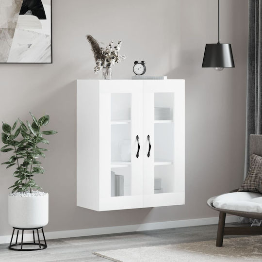 vidaXL Badezimmerschrank B69.5xT34xH90cm Weiß