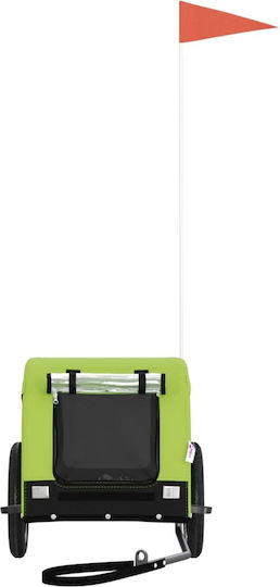 vidaXL Dog Carrying Green Stroller for 30kg Pets L124xW53xH53cm
