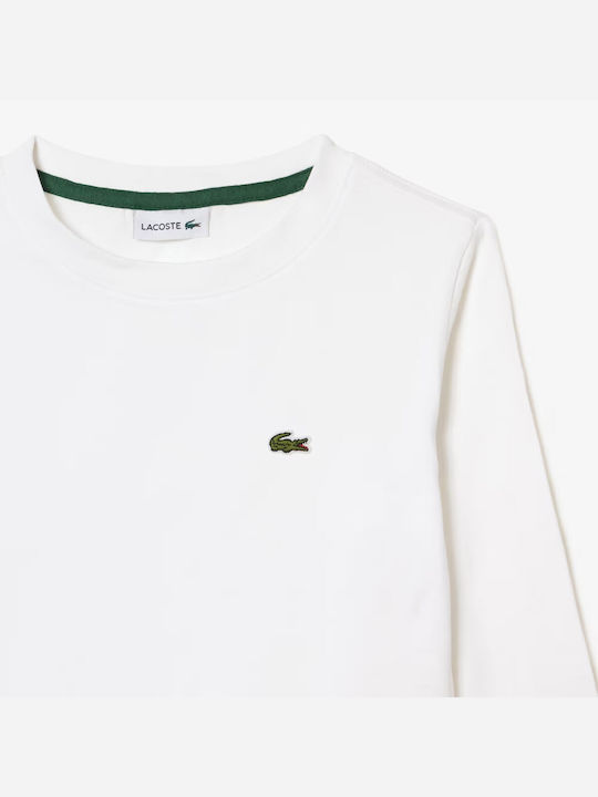 Lacoste Kinderhemd Langarm Weiß