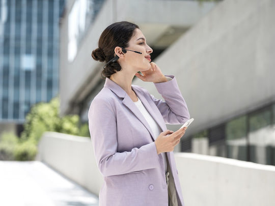 Shokz OpenComm2 Fără fir Bone Conduction Căști Multimedia cu microfon și conexiune Bluetooth