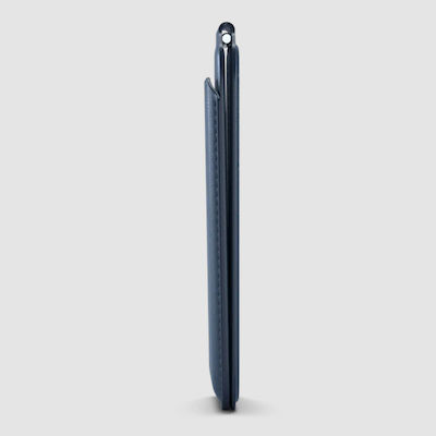 Satechi Vegan-Leather Magnetic Wallet Desk Stand for Mobile Phone in Blue Colour