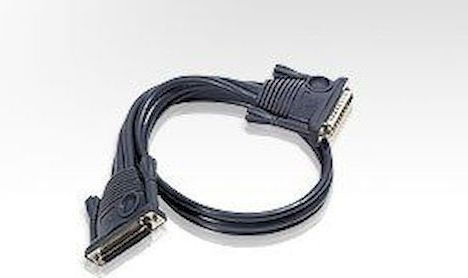 Aten Daisy Chain Καλώδιο RS232 25-pin male σε RS232 25-pin female 1.8m