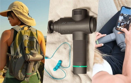 Hyperice Hypervolt 2 Bluetooth Пистолет Масаж за краката с Вибрация Сив