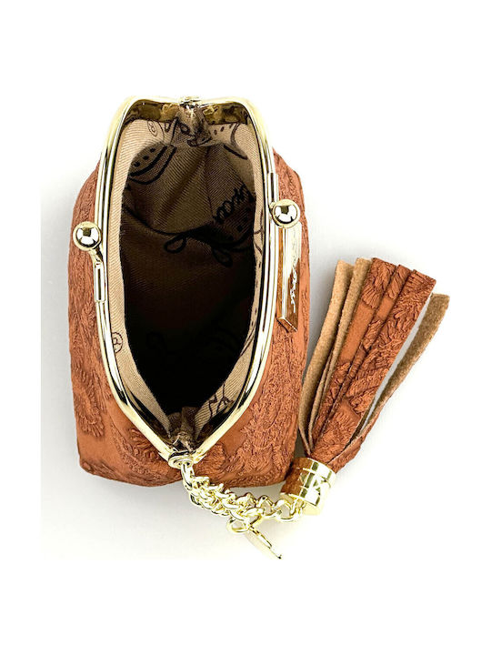 Klein Damen Geldbörse Münzen Brown Lahour