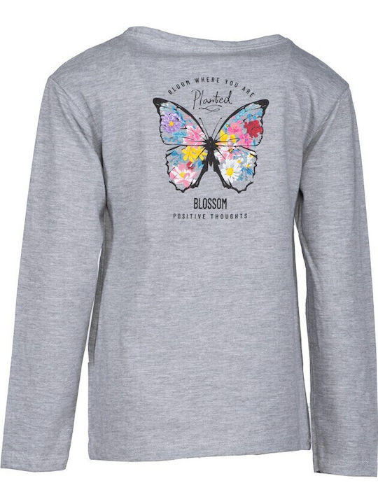 Kinderhemd Langarm Gray