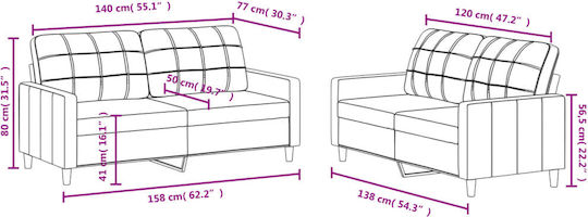 Set de Sufragerie 3-Seater & 2-Seater