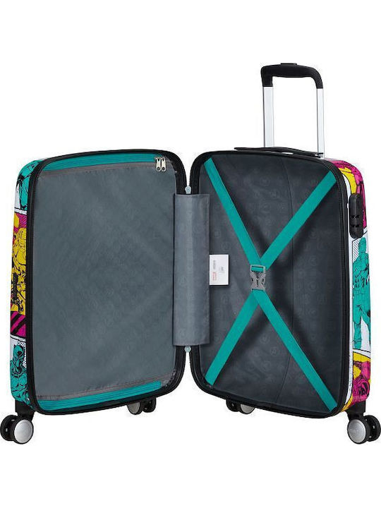 American Tourister Marvel Legends Kinder Kabinen Hartkoffer Rot mit 4 Rädern Höhe 55cm