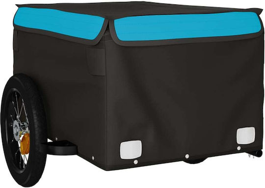 Vidaxl Anhänger Fahrradzubehör Schwarze Blaue 30 Kilo Eisen