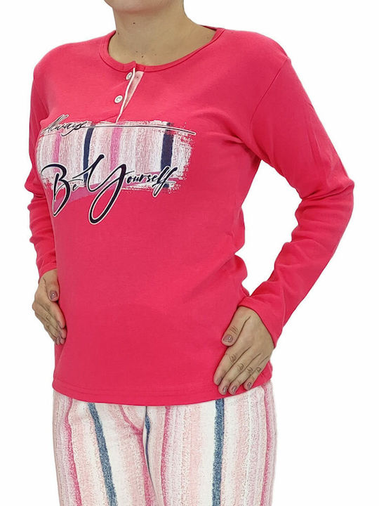 Goodnight Winter Damen Pyjama-Set Orange