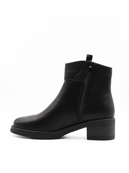 M&M Damen Knöchelstiefel Schwarz