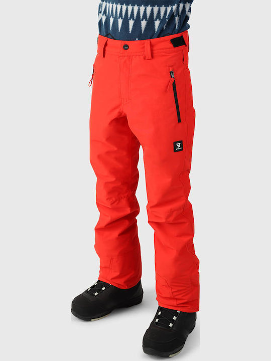 Brunotti Footraily 2323220491-2531 Παιδικό Παντελόνι Σκι & Snowboard Κόκκινο