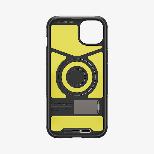 Spigen Slim Armor MagFit Back Cover Plastic 2mm Gunmetal (iPhone 15)