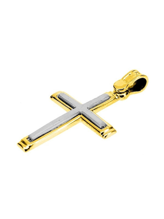 Men's Gold Cross 14K with Chain