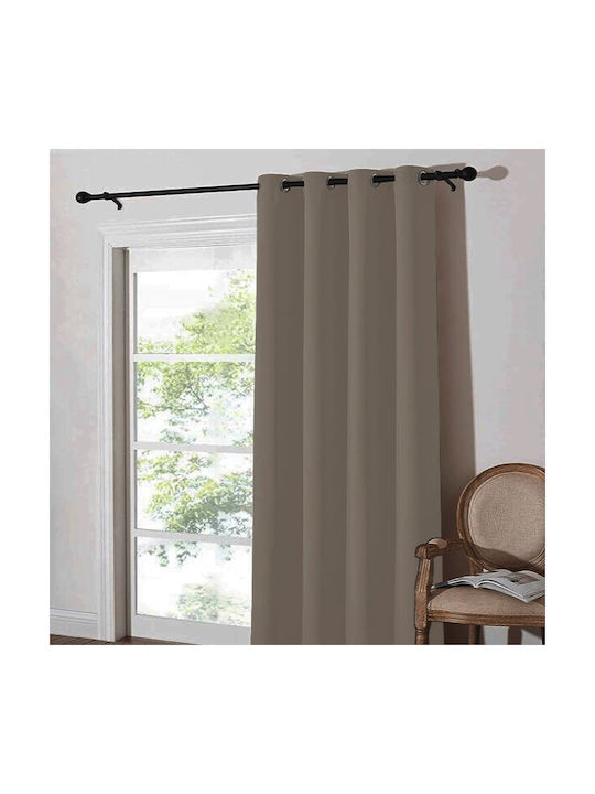 Flamingo Curtain Blackout with Grommet Coveri Beige 140x270cm
