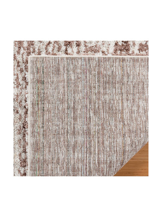 Saray Home Moroccan Teppich Rechteckig Zottelig Synthetisch,Polyester/Cotton/Leather Orange